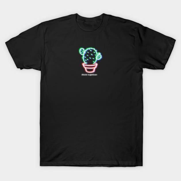 Neon - Cactus T-Shirt by Impossible Things for You